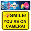 FS49A5 Smile You're on Camera Stickers 210mm X 148mm
