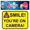 FS50A4 Smile You're on Camera Stickers 297mm x 210mm