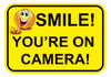 Smile You're on Camera Stickers 297mm x 210mm FS51A4