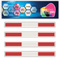 FSS10 Austria Long Flags Stickers 124mm x 14mm