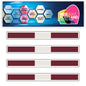 FSS11 Latvia Long Flags Stickers 124mm x 14mm