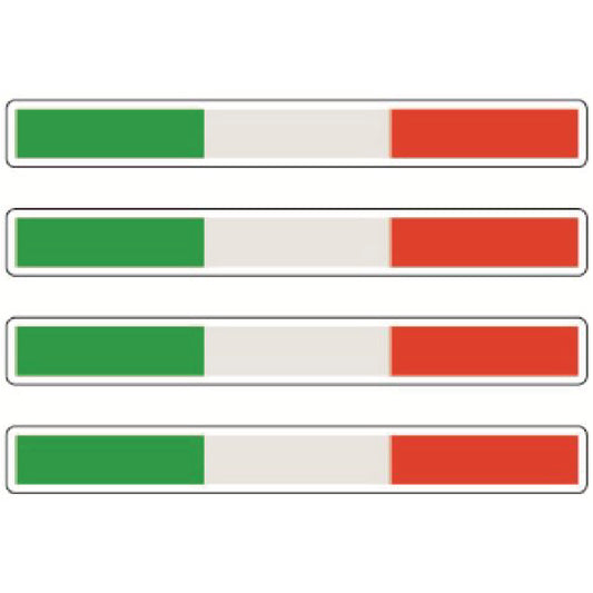 Long Flags Stickers 124mm x 14mm Choice of 14 FSS01-14