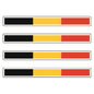 Long Flags Stickers 124mm x 14mm Choice of 14 FSS01-14