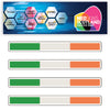 FSS05 Ireland Long Flags Stickers 124mm x 14mm