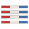 Long Flags Stickers 124mm x 14mm Choice of 14 FSS01-14