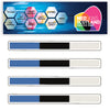 FSS08 Estonia Long Flags Stickers 124mm x 14mm