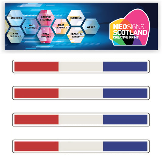 FSS09 Holland Long Flags Stickers 124mm x 14mm