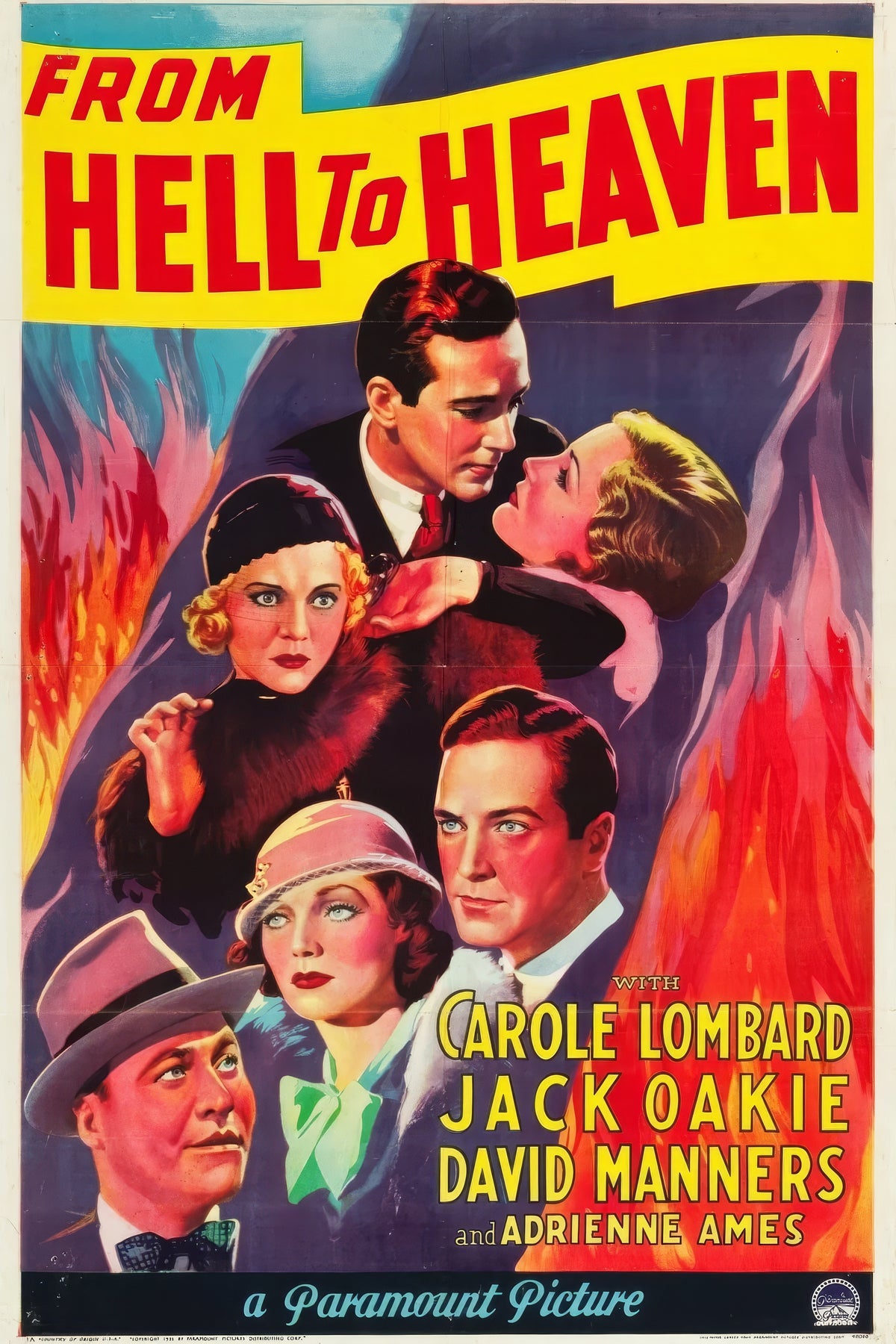 From Hell to Heaven (1933) Film/Movie Premium Waterproof & Tear Resistant Posters