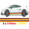 GR2.1/125x2 German Side Stripe 2100mm x 125mm for Porsche