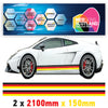GR2.1/150x2 German Side Stripe 2100mm x 150mm for Porsche
