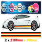 GR2.1/150x2 German Side Stripe 2100mm x 150mm for Porsche