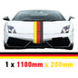 GR1.1/200x1 German Bonnet Stripe 1100mm x 200mm for Porsche