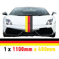 GR1.1/400x1 German Bonnet Stripe 1100mm x 400mm for Porsche