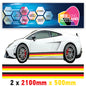 GR2.1/500x2 German Side Stripe 2100mm x 500mm for Porsche