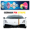 GRP German Racing Pin Stripes 1.2m (1200mm) Long laminated for Renault Peugeot Citroen sticker graphics various widths available