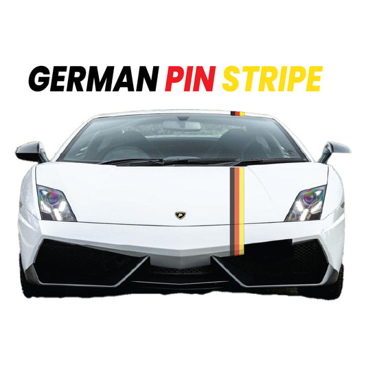 GRPIN German Racing Pin Stripes 1.2m (1200mm) Long laminated for Renault Peugeot Citroen sticker graphics various widths available