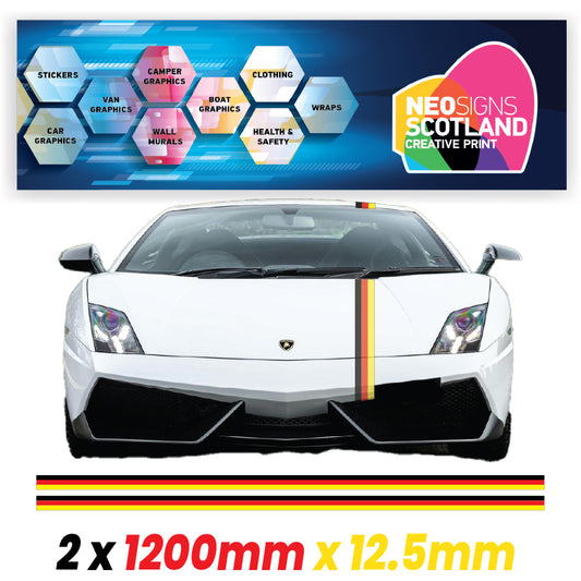 GRPIN12.5 German Pin Stripes 1200mm X 12.5mm for Porsche