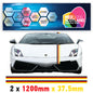 GRP German Racing Pin Stripes 1.2m (1200mm) Long laminated for Renault Peugeot Citroen sticker graphics various widths available