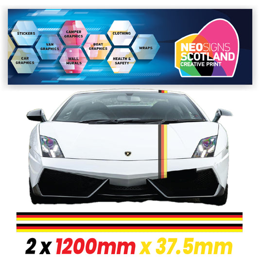 GRPIN37.5 German Pin Stripes 1200mm X 37.5mm for Porsche