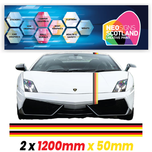 GRPIN50 German Pin Stripes 1200mm X 50mm for Porsche