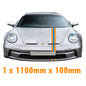 GU1.1A/1x100 Gulf Racing Bonnet Stripe 1100mm x 100mm For Porsche