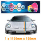 GU1.1A/1x100 Gulf Racing Bonnet Stripe 1100mm x 100mm For Porsche