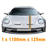 GU1.1A/1x125 Gulf Racing Bonnet Stripe 1100mm x 125mm For Porsche