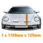 GU1.1A/1x125 Gulf Racing Bonnet Stripe 1100mm x 125mm For Porsche