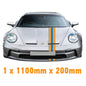 GU1.1A/1x200 Gulf Racing Bonnet Stripe 1100mm x 200mm For Porsche