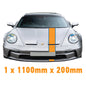 GU1.1B/1x200 Gulf Racing Bonnet Stripe 1100mm x 200mm For Porsche