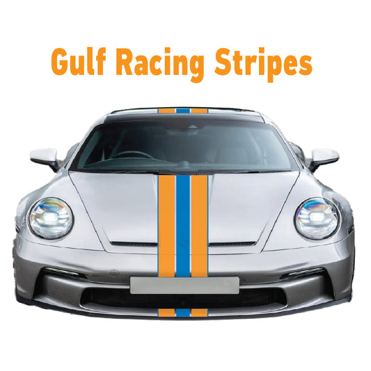 GU1.1A Gulf Racing Bonnet Stripe 1100mm wide For Porsche