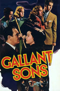 1940 Gallant Sons (1940) Film/Movie Premium Waterproof & Tear Resistant Posters