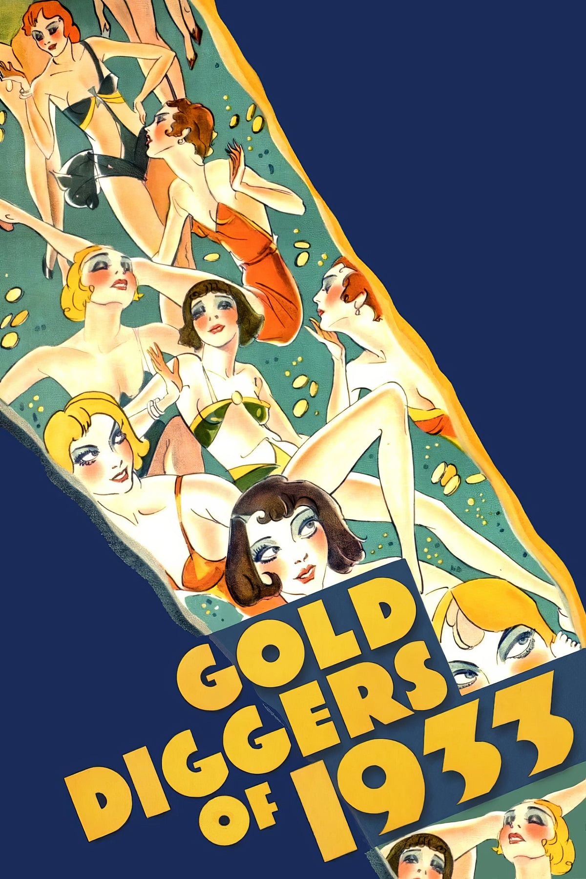 Gold Diggers of 1933 (1933) Film/Movie Premium Waterproof & Tear Resistant Posters