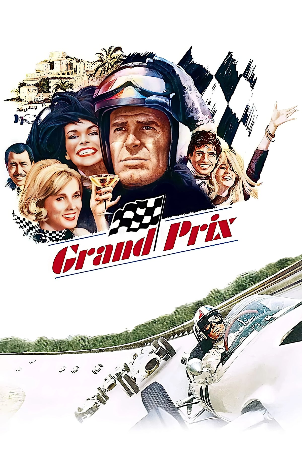 Grand Prix (1966) Film/Movie Premium Waterproof & Tear Resistant Posters