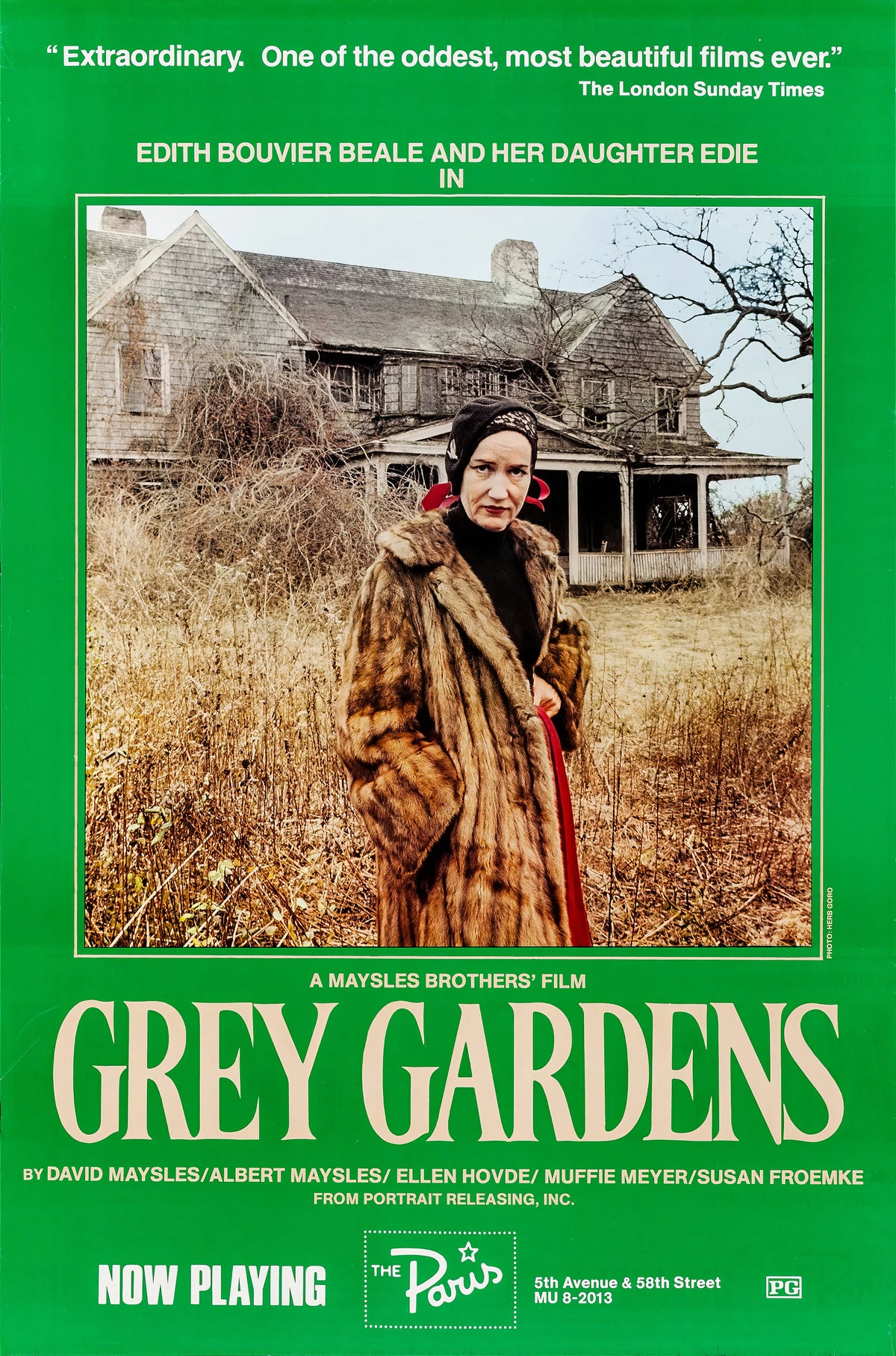 Grey Gardens (1976) Film/Movie Premium Waterproof & Tear Resistant Posters