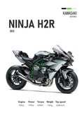 Kawasaki Ninja H2R Motorbike Poster Printed | Premium Waterproof & Tear Resistant Full Colour Posters