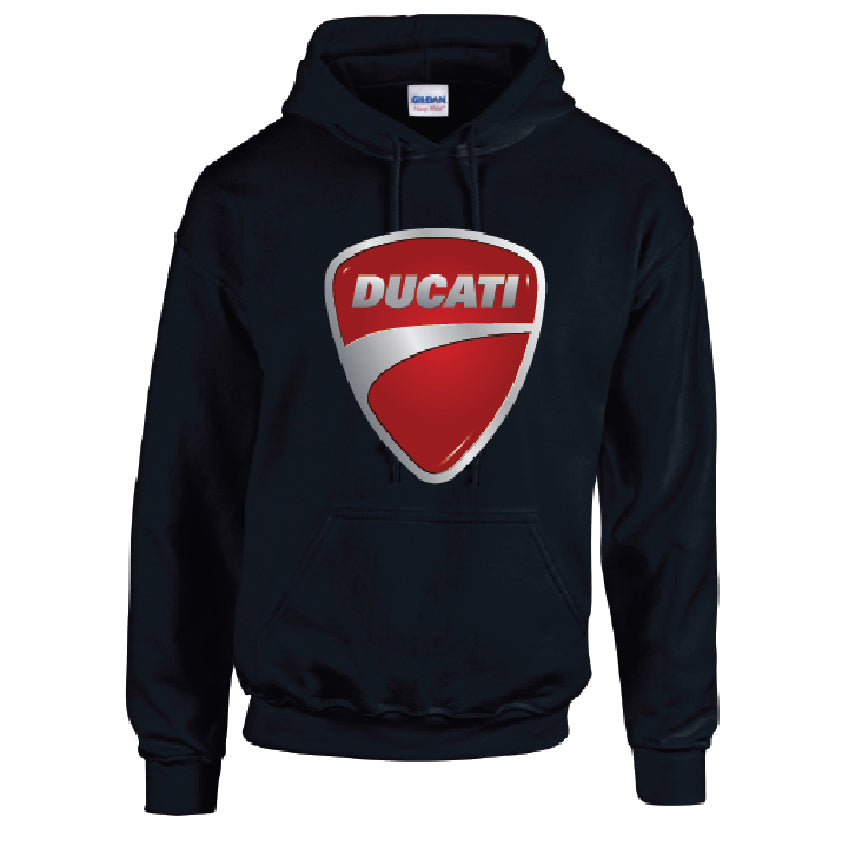 Ducati Unisex Cotton Hoodie 5 sizes 3 Colours Available Printed HD06