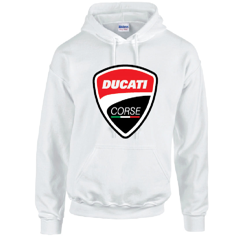 HD07 Ducati Corse Unisex Cotton Hoodie Various Sizes & Colours Available