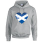 Scotland Heart Football Unisex Cotton Hoodie 5 Sizes 3 Colours Available printed HD13