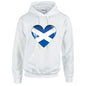 Scotland Heart Football Unisex Cotton Hoodie 5 Sizes 3 Colours Available printed HD13