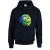 Blue and Green Lips Unisex Cotton Hoodie 5 sizes 3 Colours Available Printed HD14