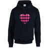 Pink Harley Quinn Heart Unisex Cotton Hoodie 5 sizes 3 Colours Available Printed HD26