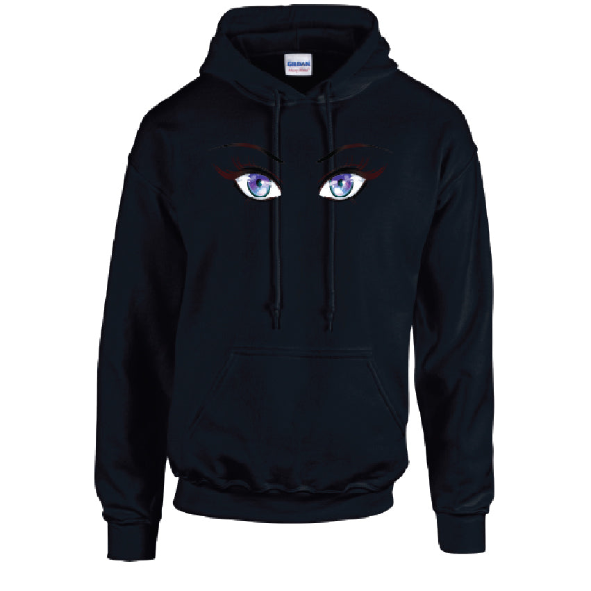 Purple Eyes Unisex Cotton Hoodie 5 Sizes 3 Colours Available Printed HD28