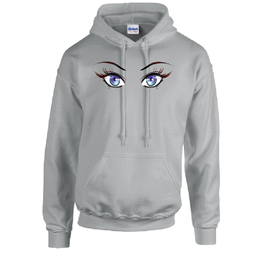 Purple Eyes Unisex Cotton Hoodie 5 Sizes 3 Colours Available Printed HD28