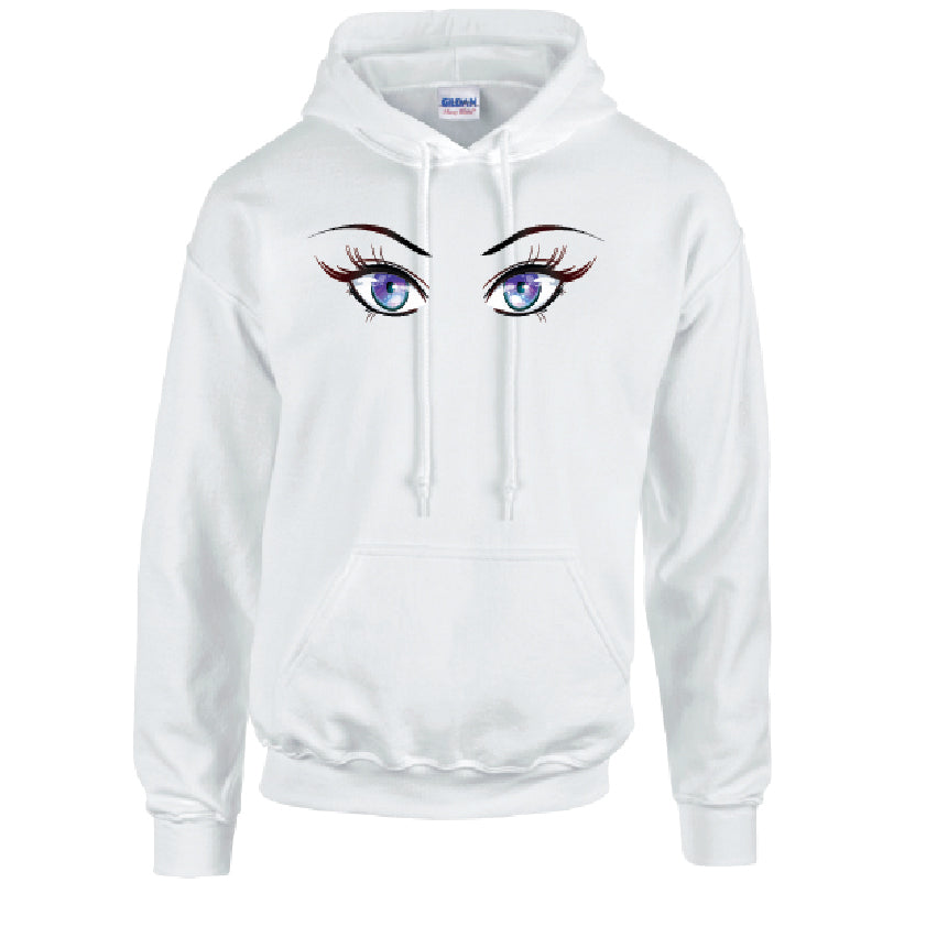 Purple Eyes Unisex Cotton Hoodie 5 Sizes 3 Colours Available Printed HD28