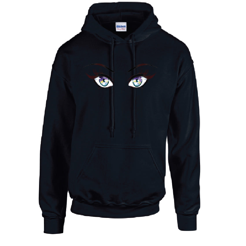 Rainbow Eyes Unisex Cotton Hoodie 5 Sizes 3 Colours Available Printed HD29