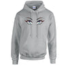 Rainbow Eyes Unisex Cotton Hoodie 5 Sizes 3 Colours Available Printed HD29