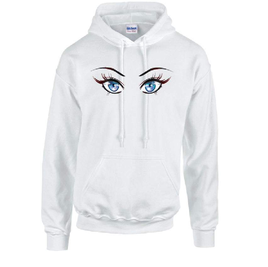 HD30 Blue Eyes Unisex Cotton Hoodie Various Sizes & Colours Available