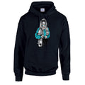 HD31 Blue Skater Girl Unisex Cotton Hoodie Various Sizes & Colours Available
