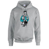 Blue Skater Girl Unisex Cotton Hoodie 5 Sizes 3 Colours Available Printed HD32